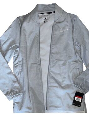 NWT Nike Light Gray Zip Basketball Jacket with KD35 Patch
